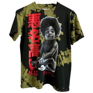 Notorious B.I.G. Bleach Tie-Dye Graphic Tee XS – Fits‎ M – 19' P2P - NWOT